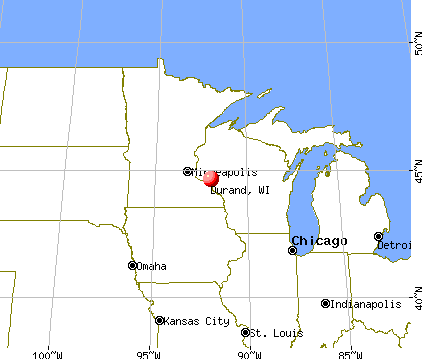 Durand, Wisconsin map