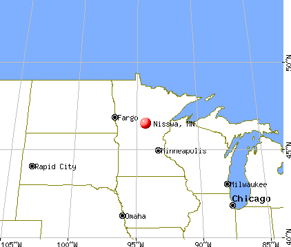 Nisswa, Minnesota map