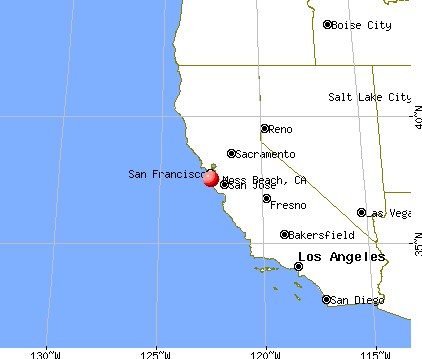 Moss Beach, California map
