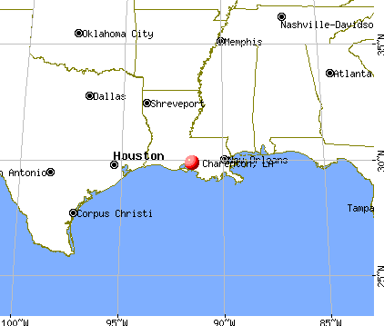 Charenton, Louisiana map