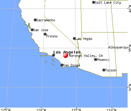 Morongo Valley, California map