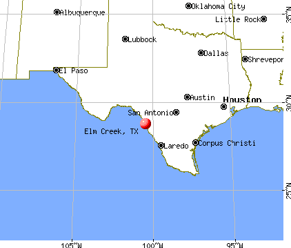 Elm Creek, Texas map