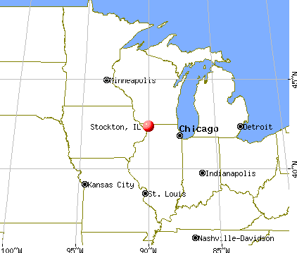 Stockton, Illinois map