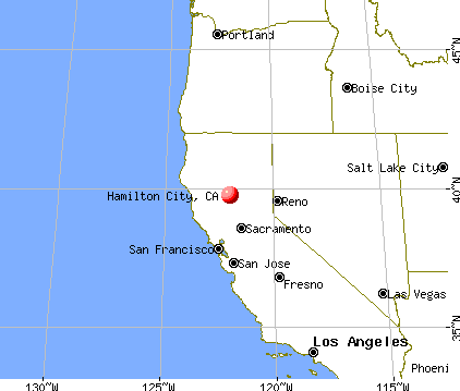 Hamilton City, California map