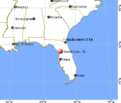Dunnellon, Florida map