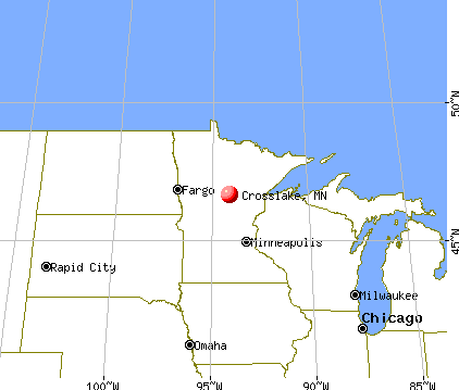 Crosslake, Minnesota map