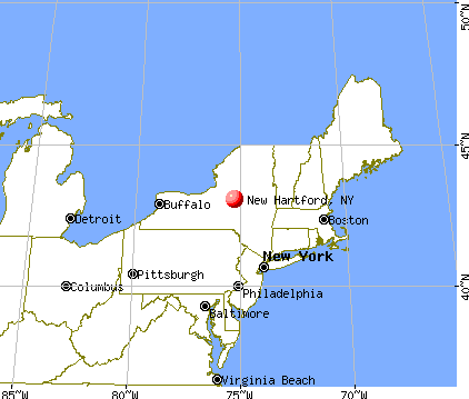 New Hartford, New York map