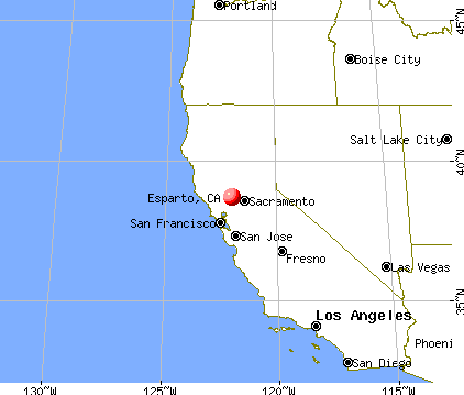 Esparto, California map