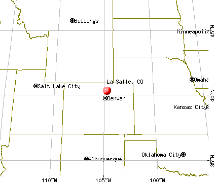 La Salle, Colorado map