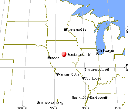 Bondurant, Iowa map