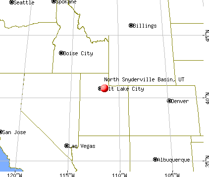 North Snyderville Basin, Utah map