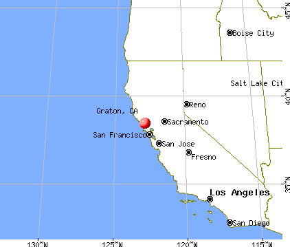Graton, California map