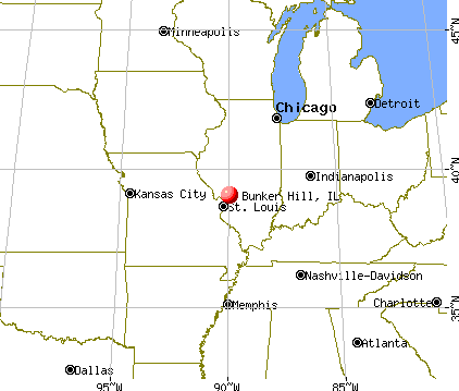 Bunker Hill, Illinois map
