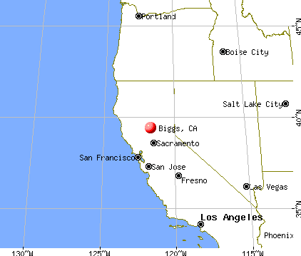 Biggs, California map