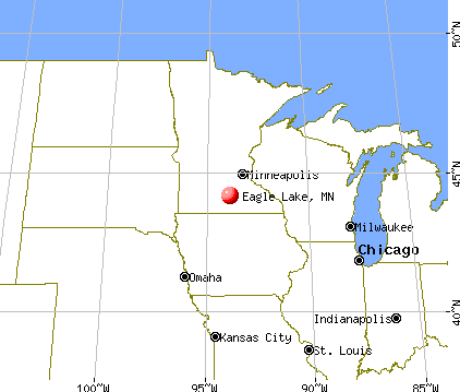 Eagle Lake, Minnesota map