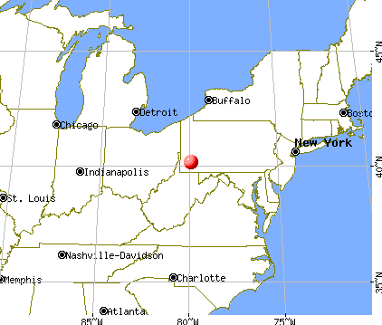 Wickerham Manor-Fisher, Pennsylvania map