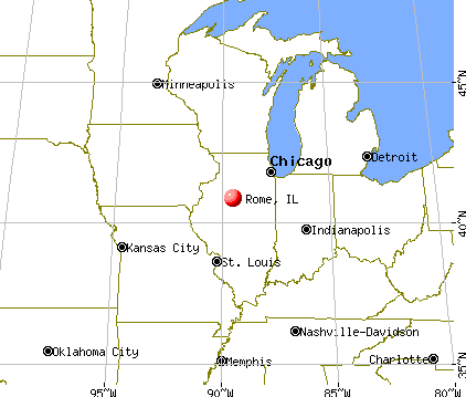 Rome, Illinois map