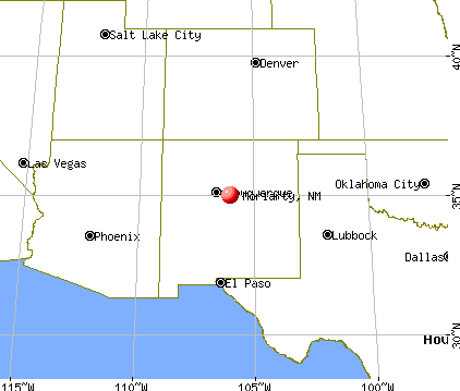 Moriarty, New Mexico map