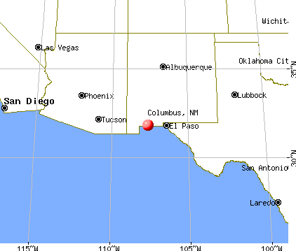 Columbus, New Mexico map