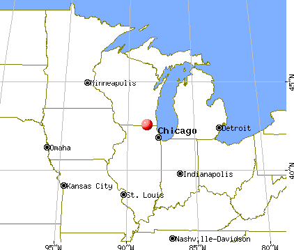 Fontana-on-Geneva Lake, Wisconsin map