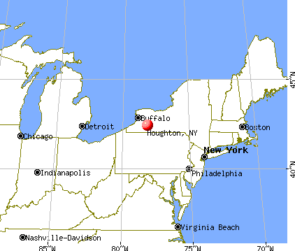 Houghton, New York map