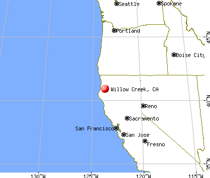 Willow Creek California Ca 95573 Profile Population Maps