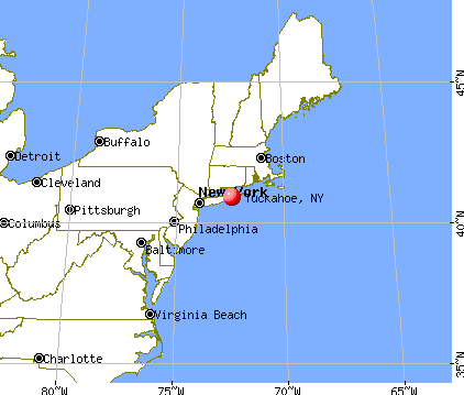 Tuckahoe, New York map
