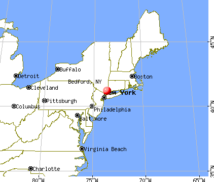 Bedford, New York map