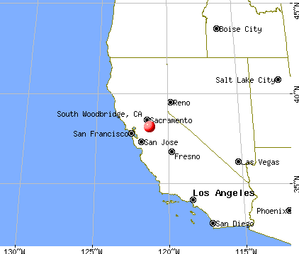 South Woodbridge, California map