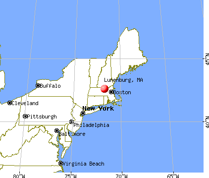 Lunenburg, Massachusetts map
