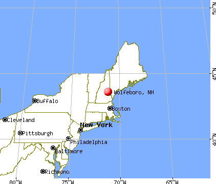 Wolfeboro, New Hampshire map