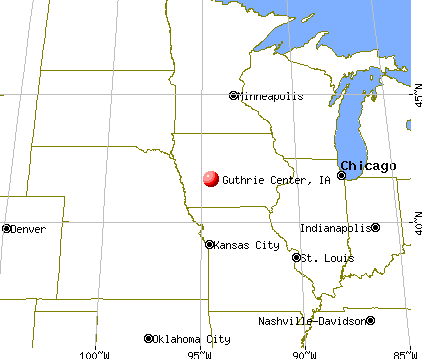 Guthrie Center, Iowa map