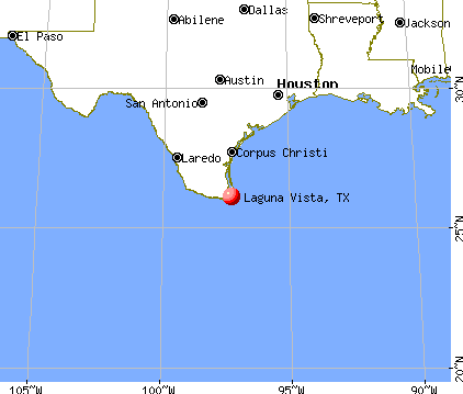 Laguna Vista, Texas map
