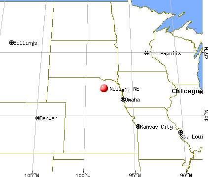 Neligh, Nebraska map
