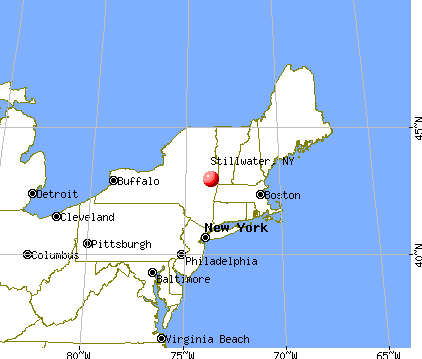 Stillwater, New York map