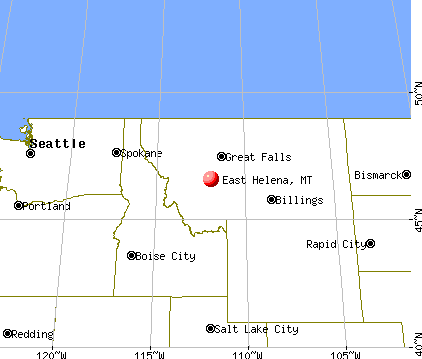 East Helena, Montana map