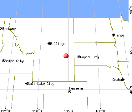 Antelope Valley-Crestview, Wyoming map