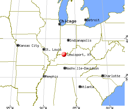 Lewisport, Kentucky map
