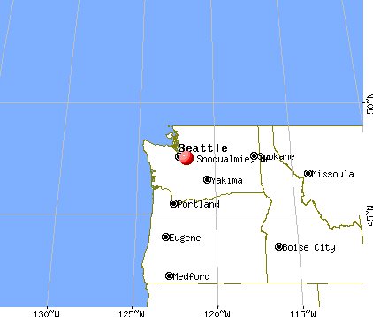 Snoqualmie, Washington map