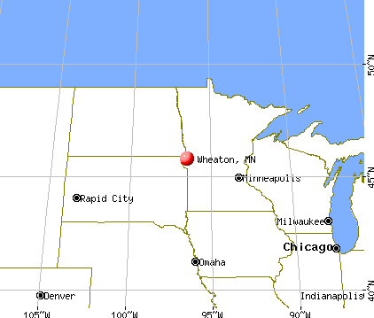 Wheaton, Minnesota map