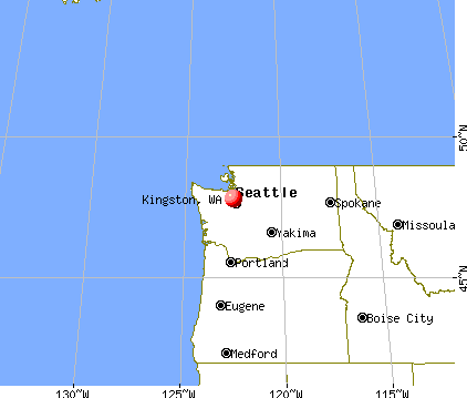 Kingston, Washington map