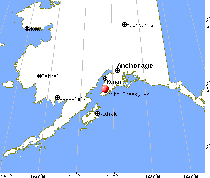 Fritz Creek, Alaska map