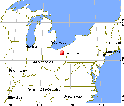 Uniontown, Ohio map
