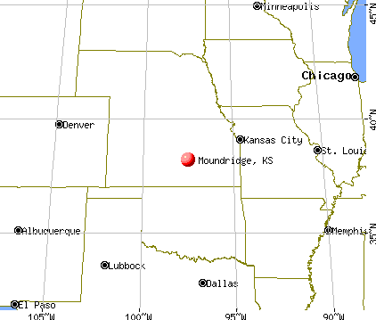 Moundridge, Kansas map
