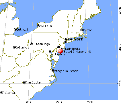 Estell Manor, New Jersey map