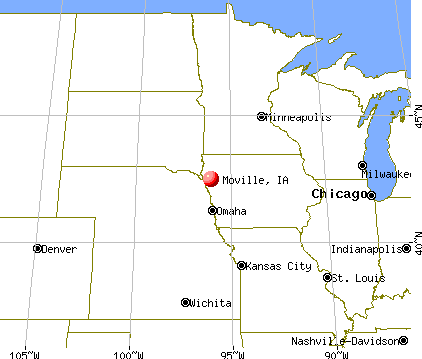 Moville, Iowa map
