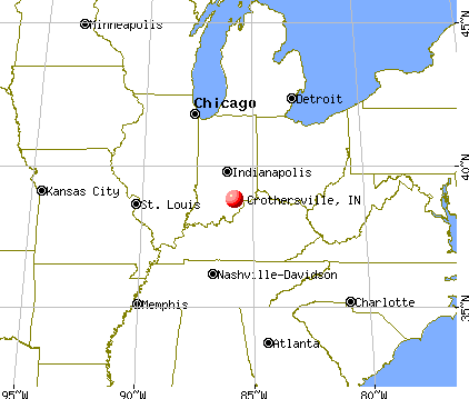 Crothersville, Indiana map
