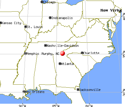 Murphy, North Carolina map