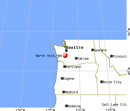 North Yelm, Washington map