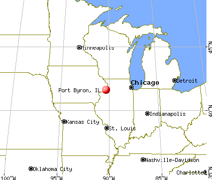 Port Byron, Illinois map